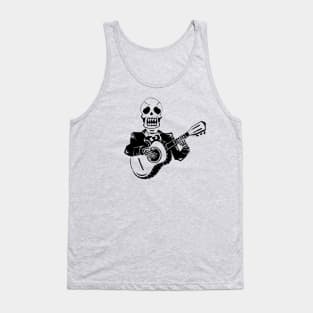 Skeleton-The Musician T-Shirt Tank Top